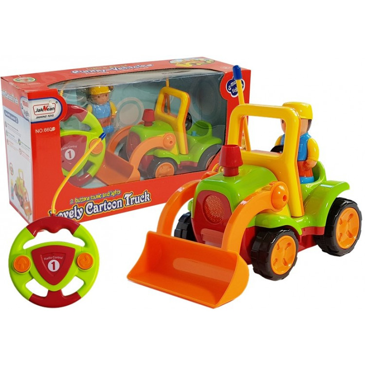 Bager s volantom RC - žltý